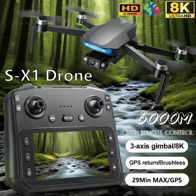 Photography Prompt - S-X1 GPS New Drone Professional 8K