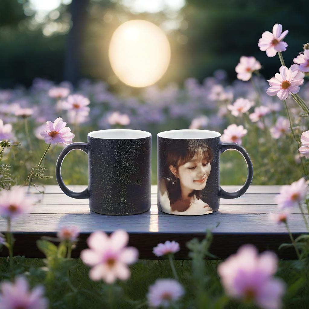 Photography Trick - Black ceramic color-changing cup DIY Photo