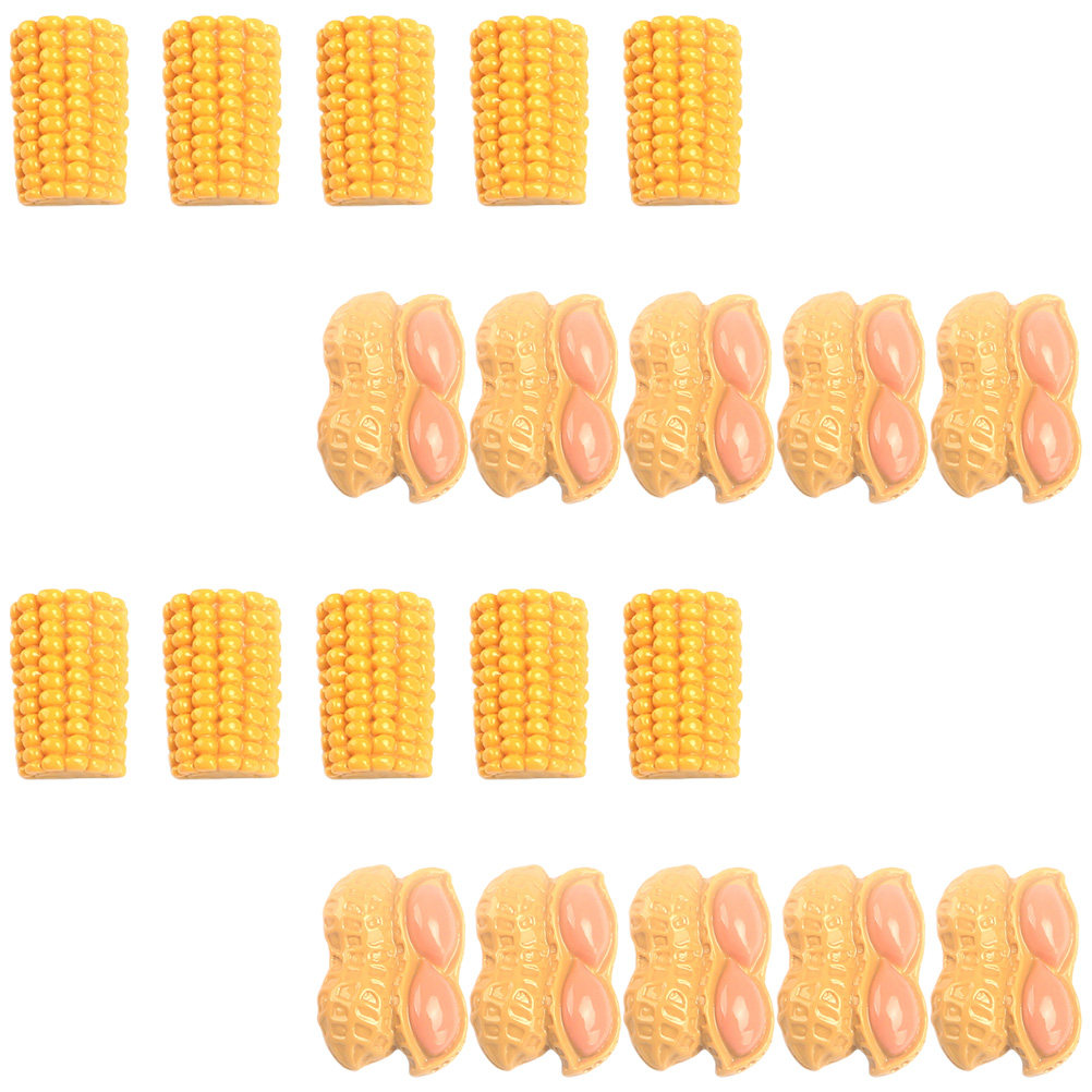 Photography Food - 20Pcs Corn Peanut Keychain Realistic Simulated