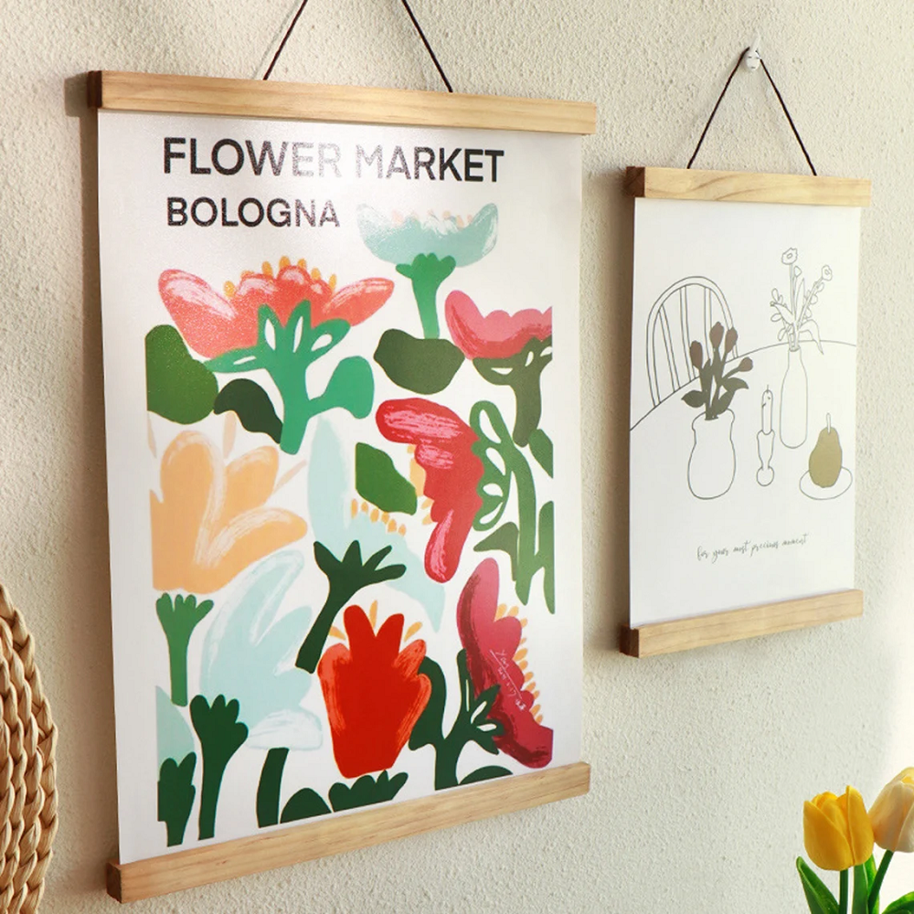 Photography Pose - 1PC Magnetic Wooden Picture Hanger Frames