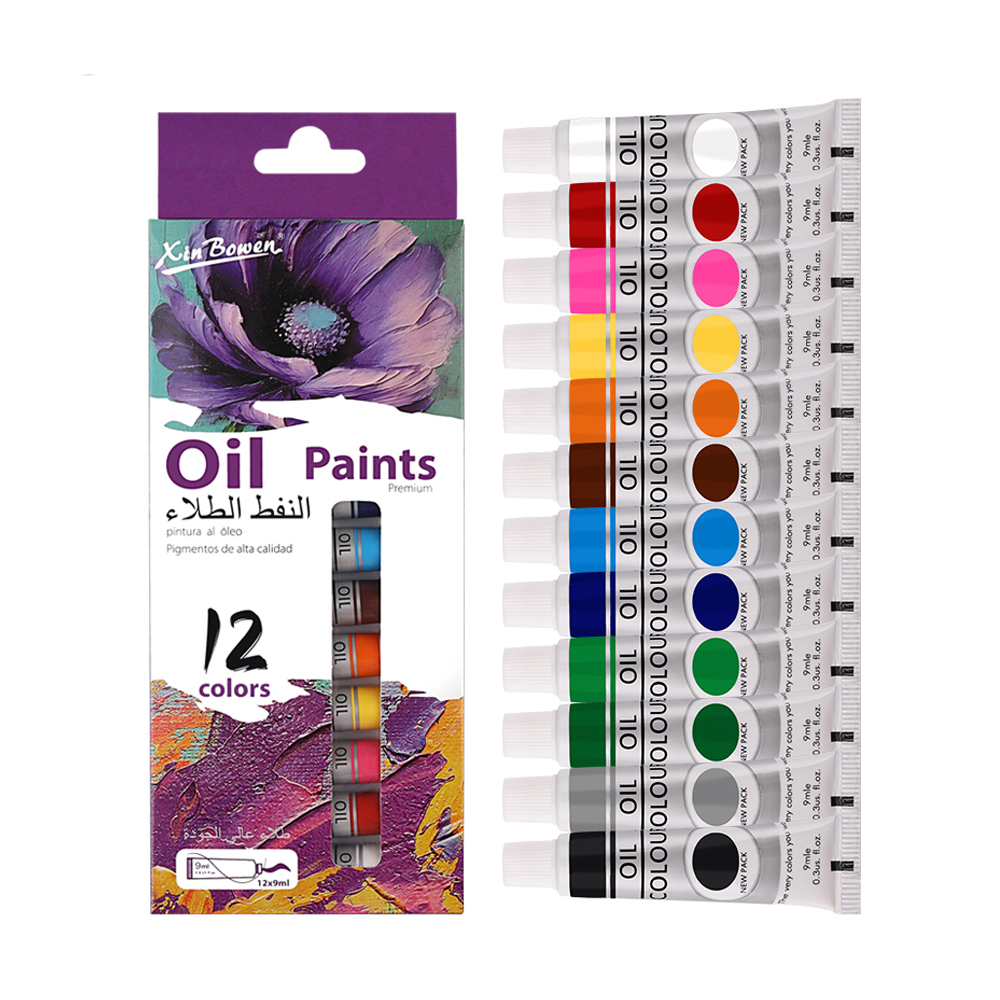 Photography Fine Art - 12 Color Oil Paints Set 9ml