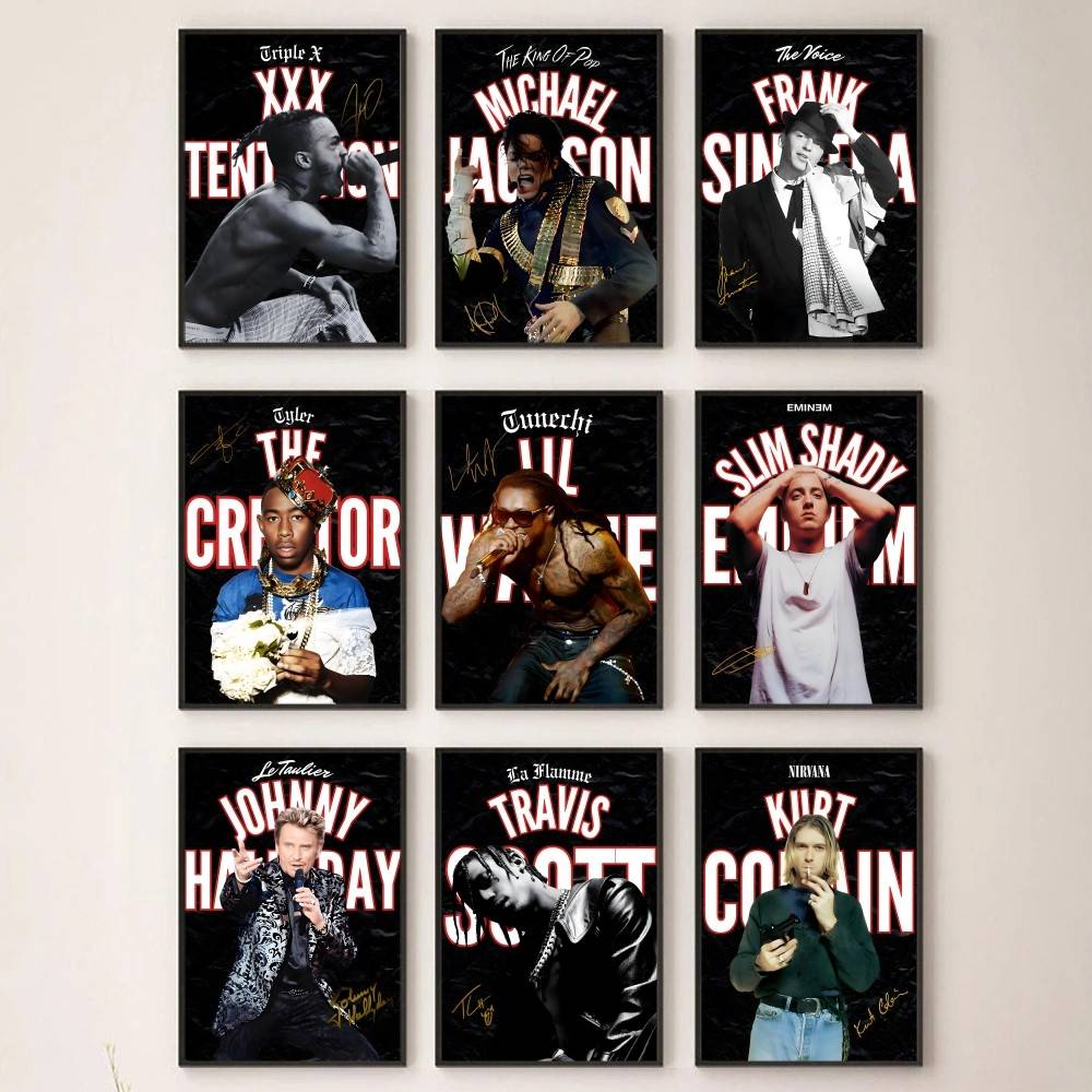 Photography Signature - Hot Pop Rockstar Photography Poster Retro