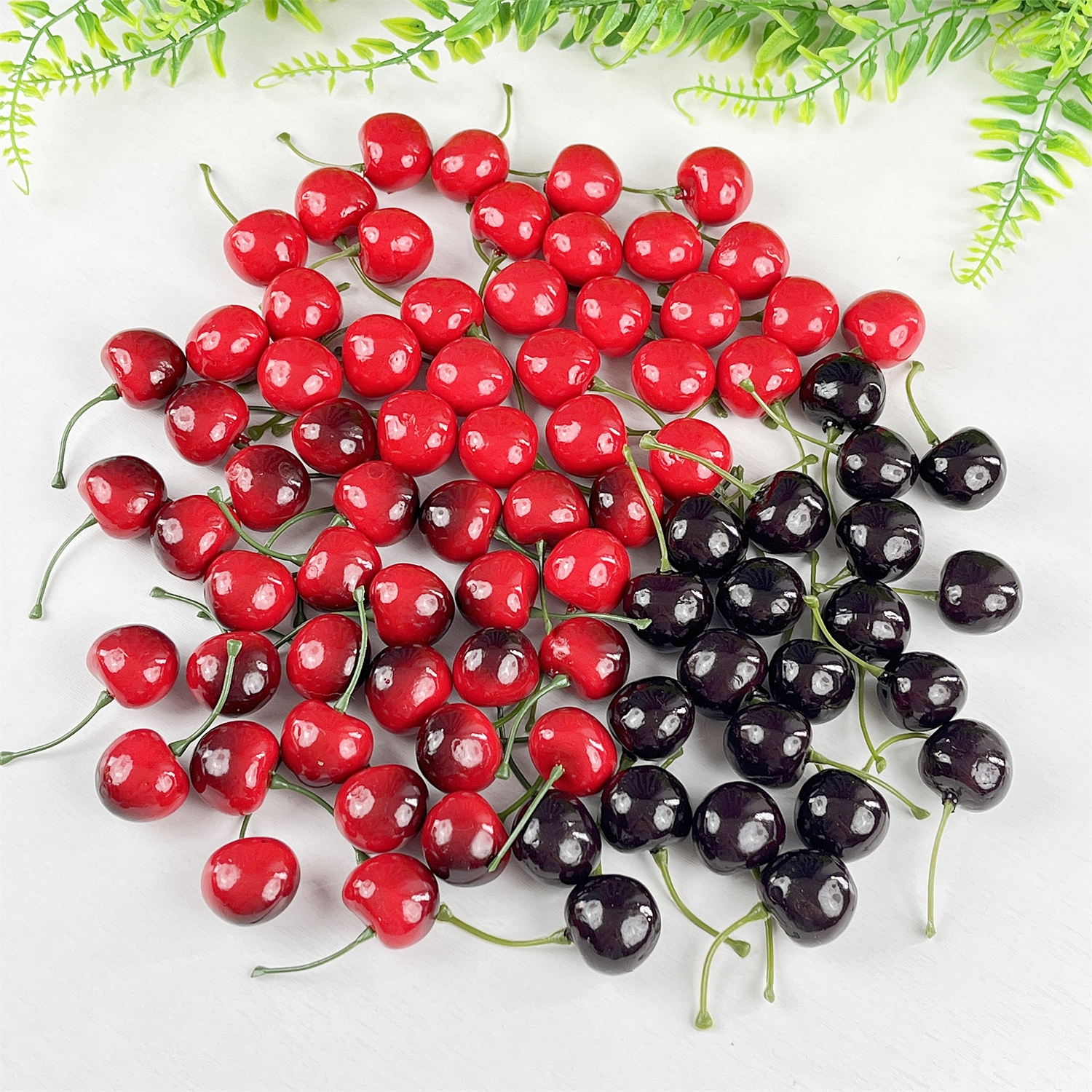 Photography Food - 50PCS Artificial Cherry Fake Fruit Model