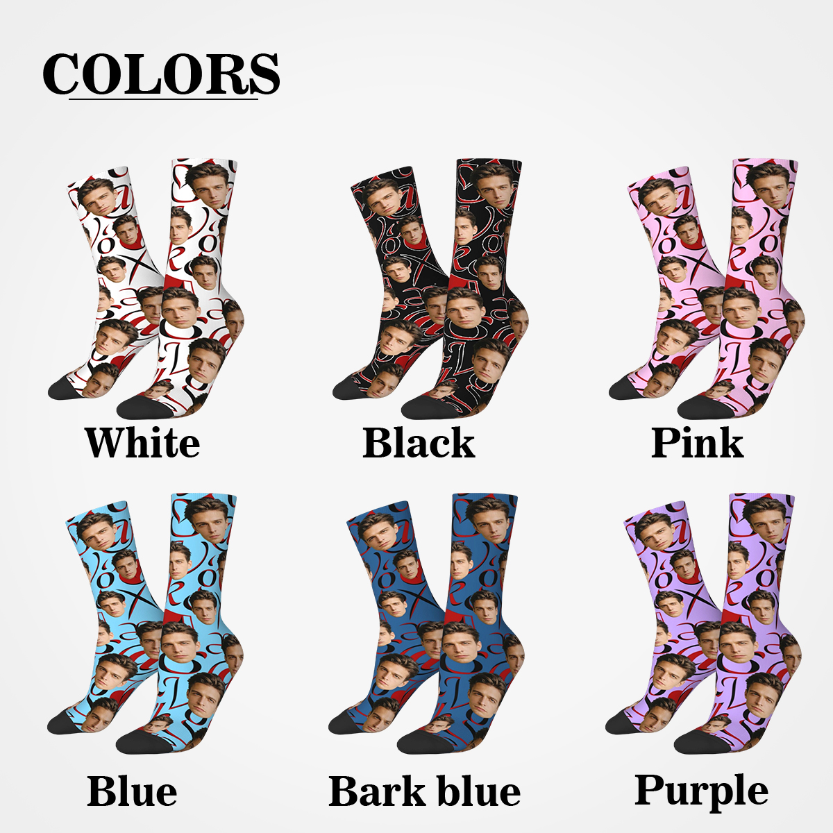 Custom avatar socks for men an - Photography Style avis et prix