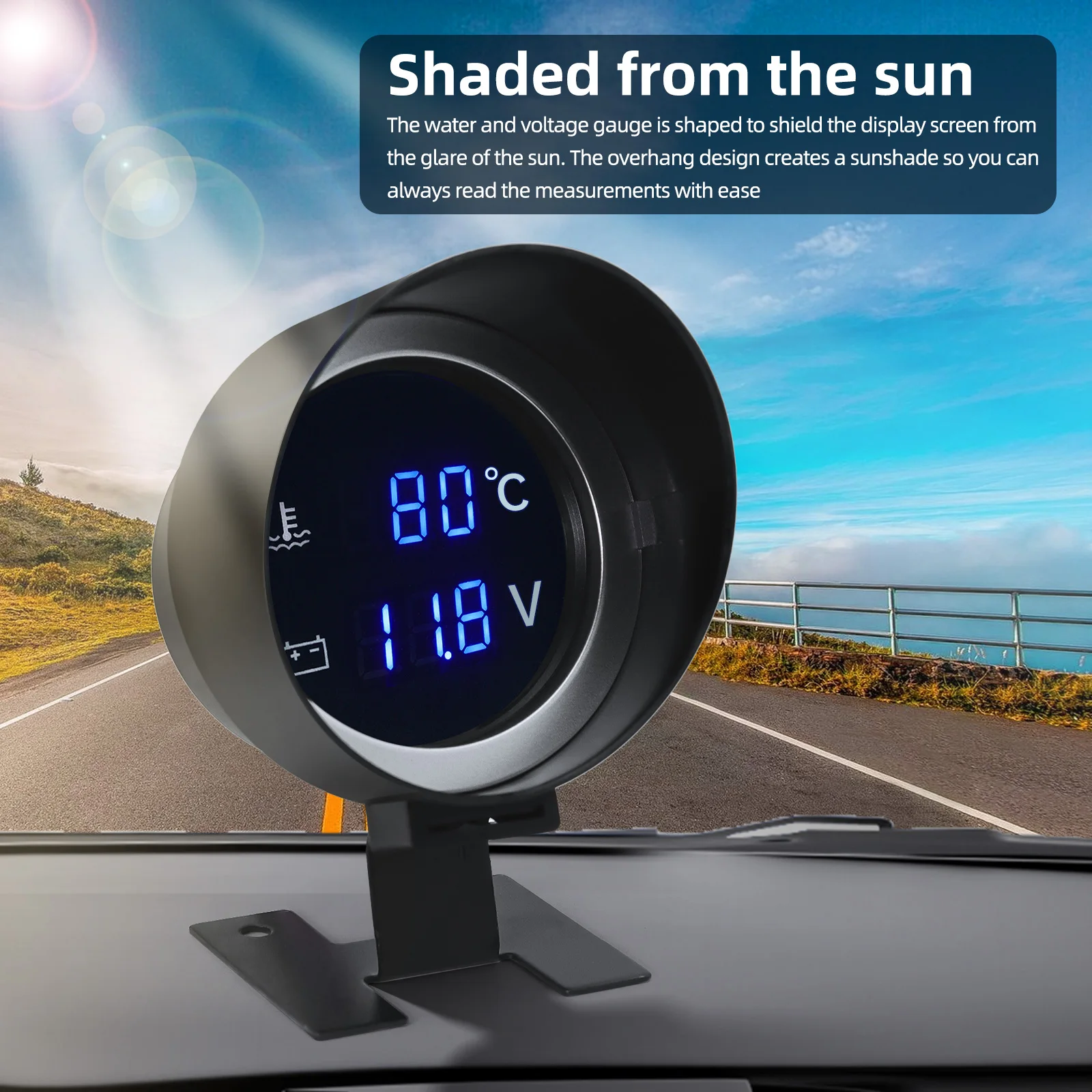 2 in 1 Round LED Digital Water - Light Meter Incident avis et prix