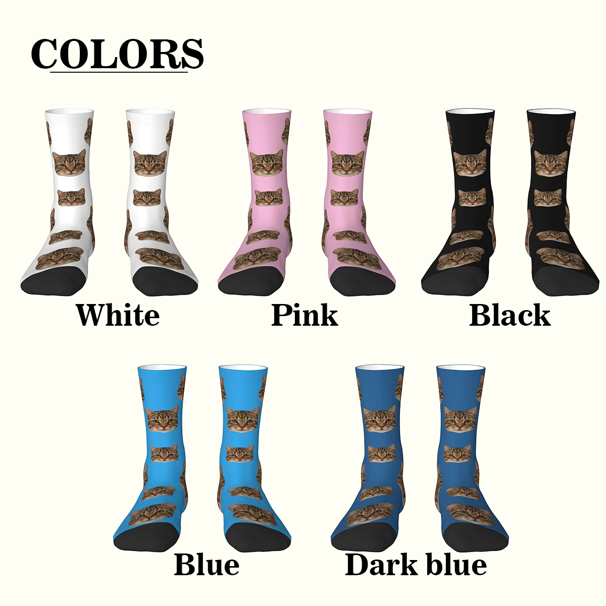 Customized face-shaped socks   - Photography Style avis et prix