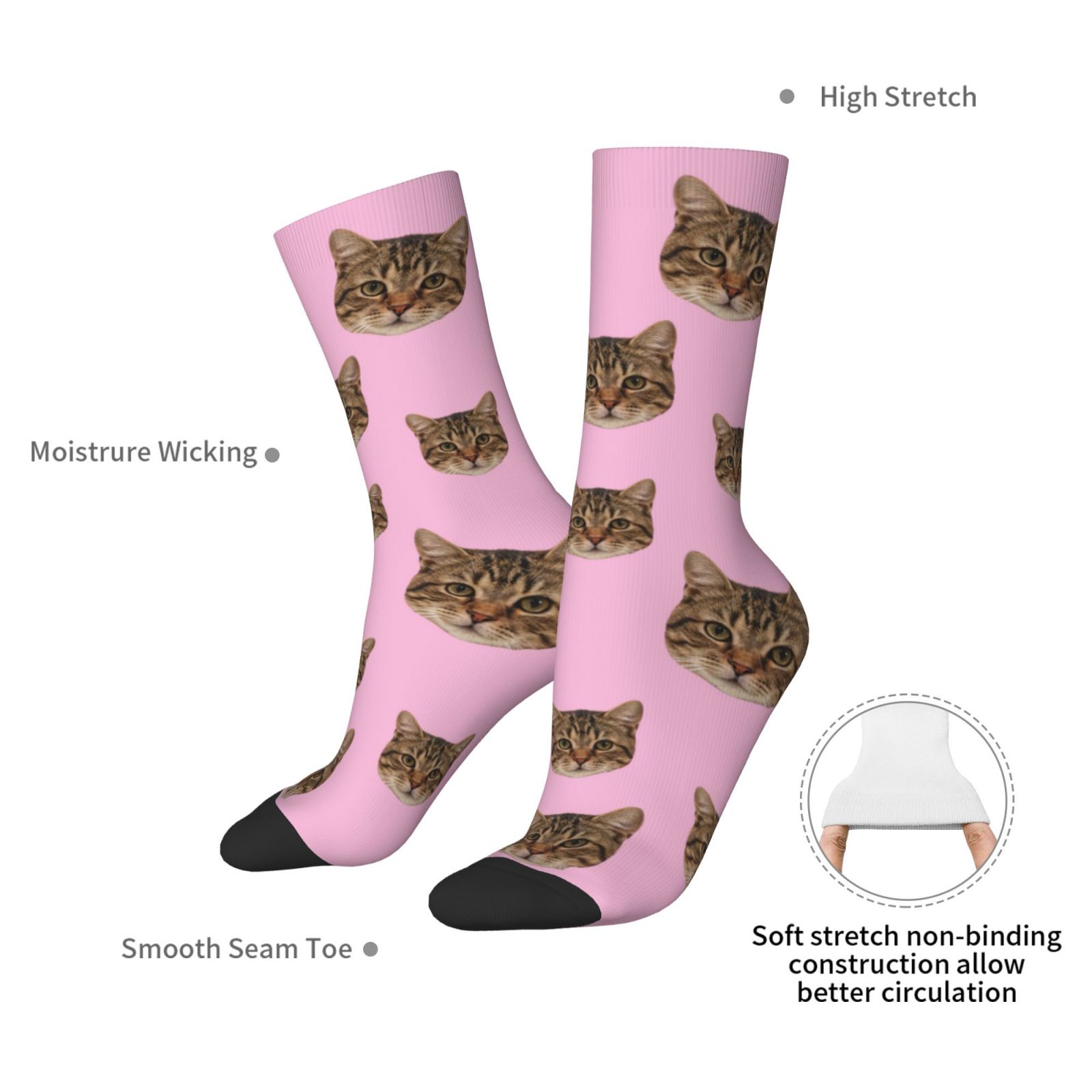 Customized face-shaped socks   - Photography Style avis et prix