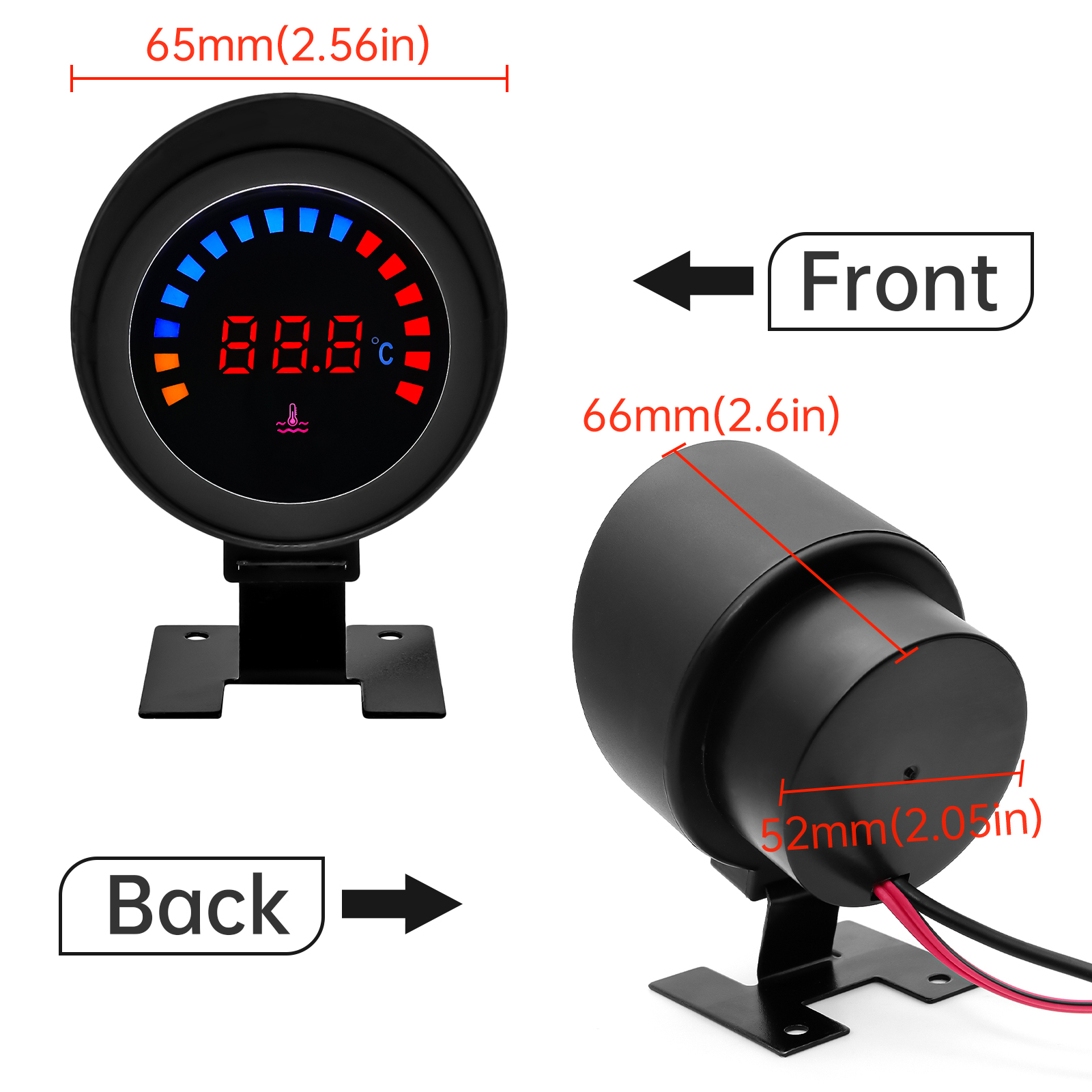 Universal 52mm Water Temperatu - Light Meter Incident avis et prix