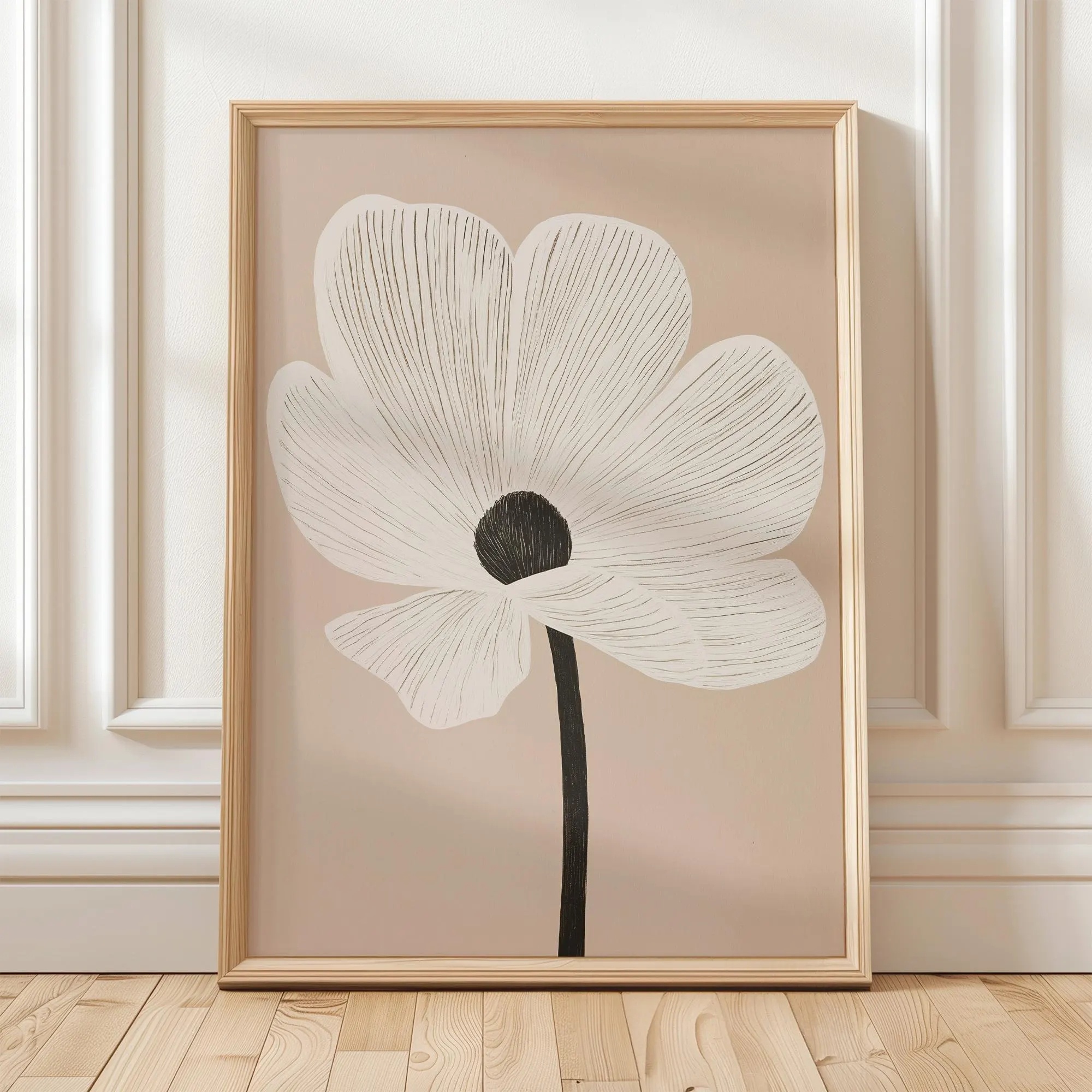 Frameless,1pc Retro Beige Flor - Photography Angle avis et prix