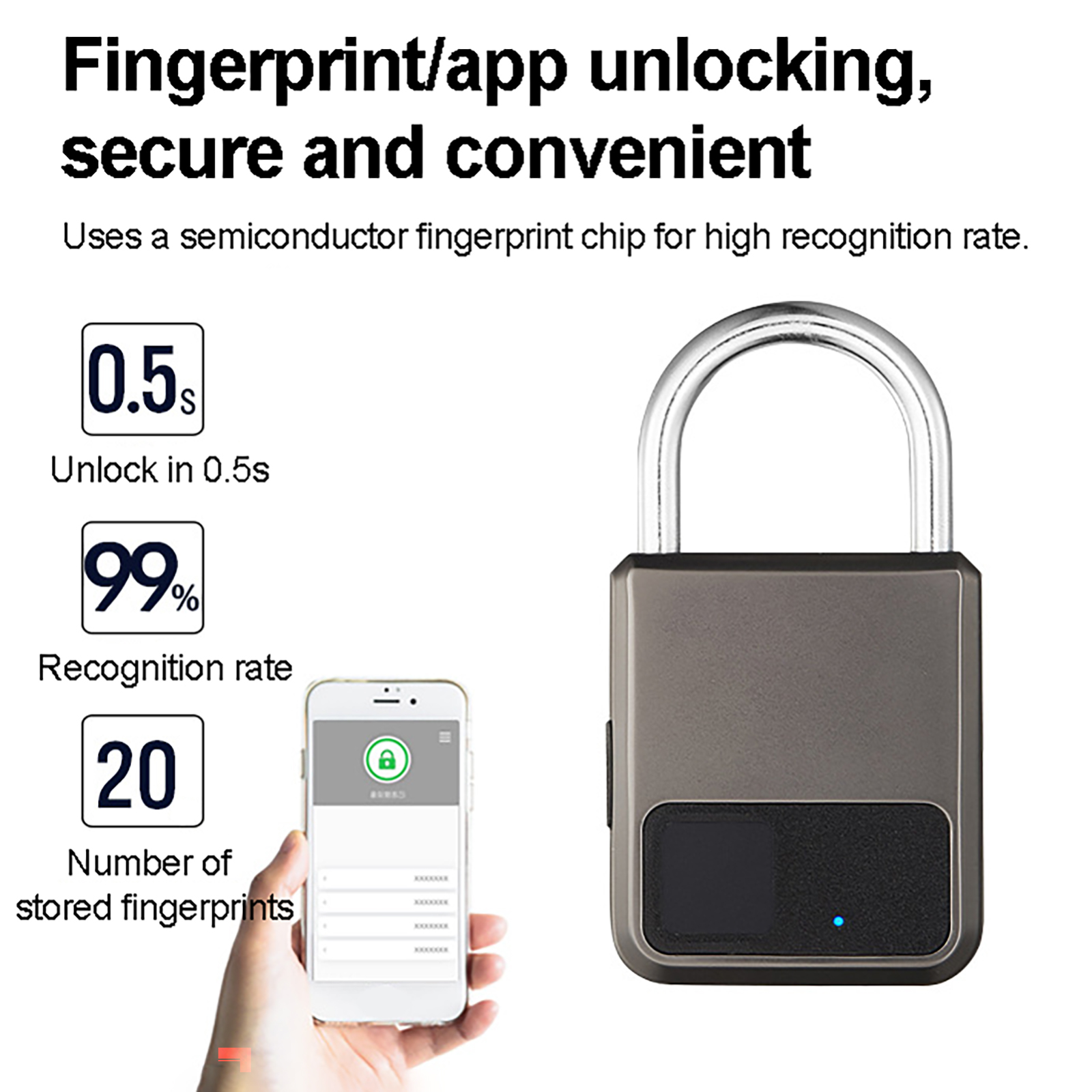 Tuya Smart Padlock 20 Number F - Light Meter Incident avis et prix