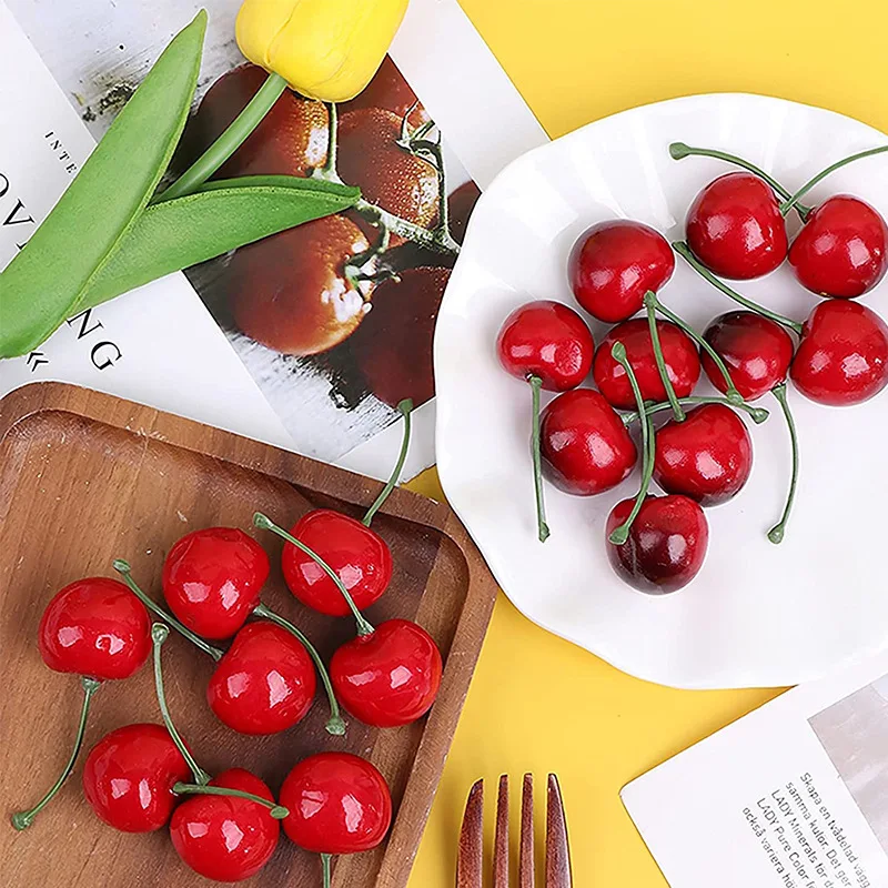 30Pcs Fake Cherry Simulation C - Photography Food avis et prix