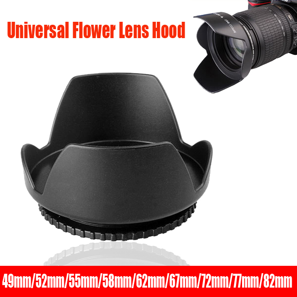 Universal Lens Hood 49mm 52mm  - Lens Hood Petal avis et prix