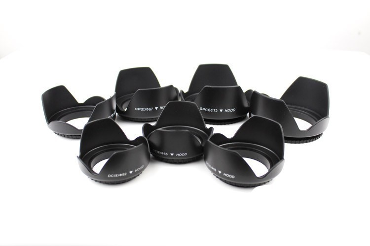 Universal Lens Hood 49mm 52mm  - Lens Hood Petal avis et prix