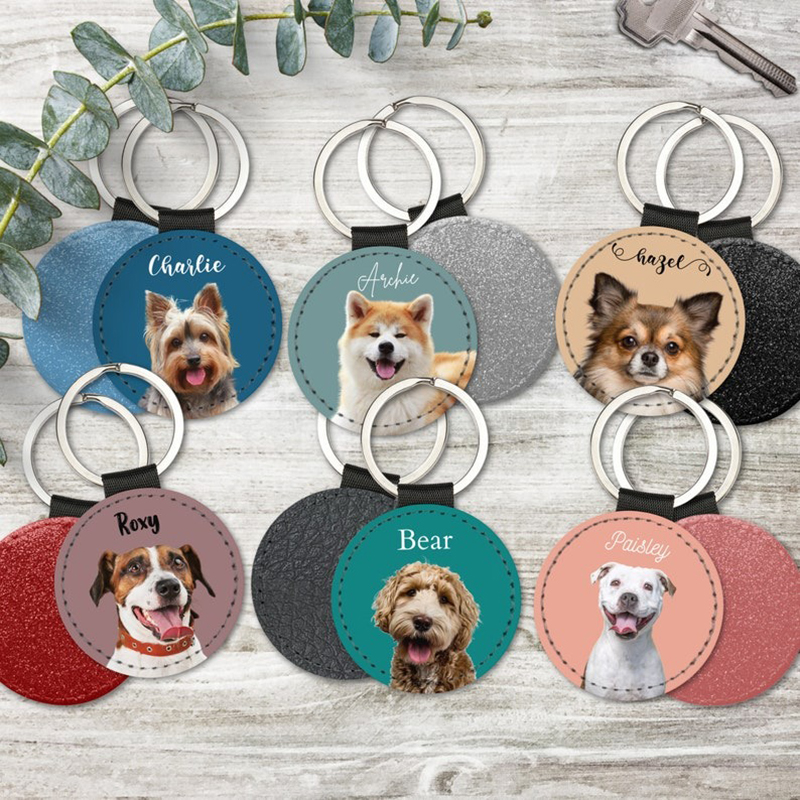 Custom Pet Photo Keychain Pers - Photography Style avis et prix