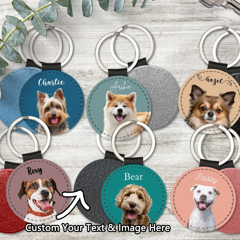 Custom Pet Photo Keychain Pers - Photography Style avis et prix