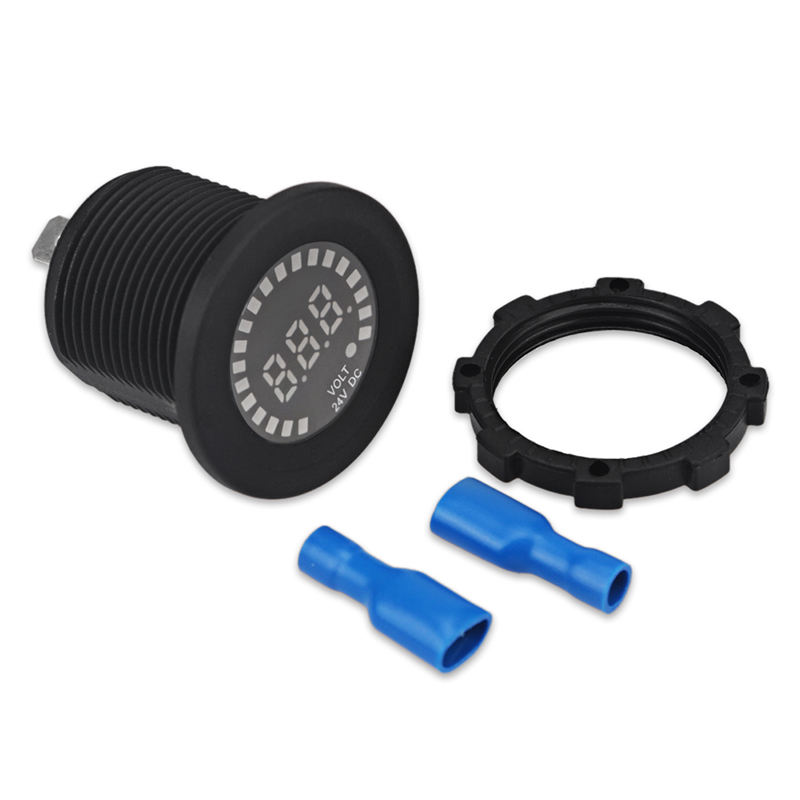 24V 12V DC Voltmeter Color LED - Light Meter Incident avis et prix