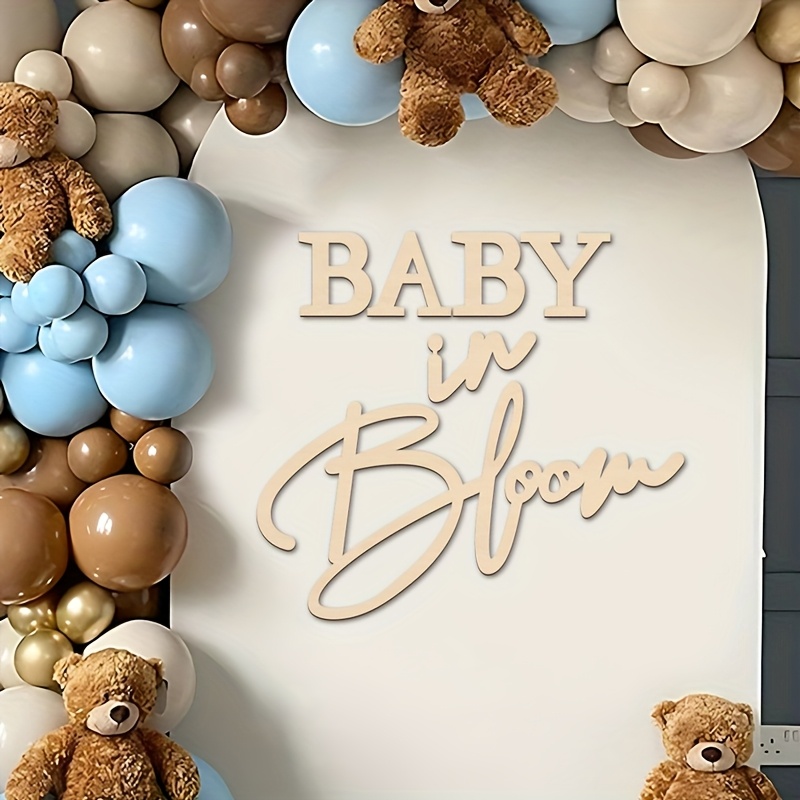 Baby in Bloom Wooden Sign Gend - Photography Prompt avis et prix