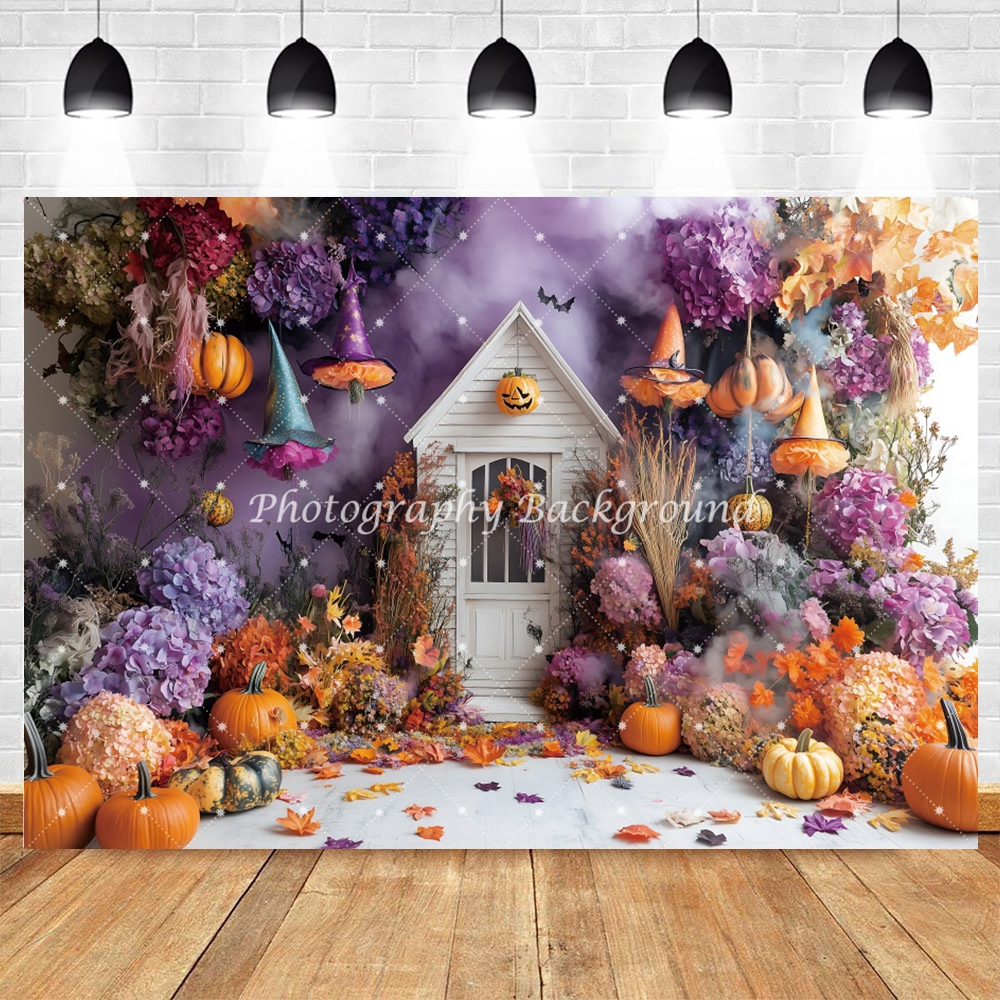 Halloween Backdrops Bat Pumpki - Photography Trick avis et prix