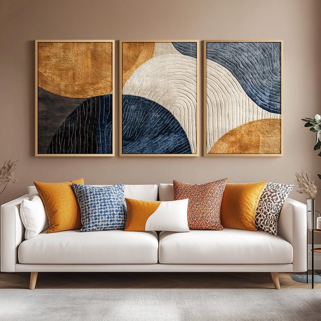 3pcs frameless canvas painting - Photography Angle avis et prix