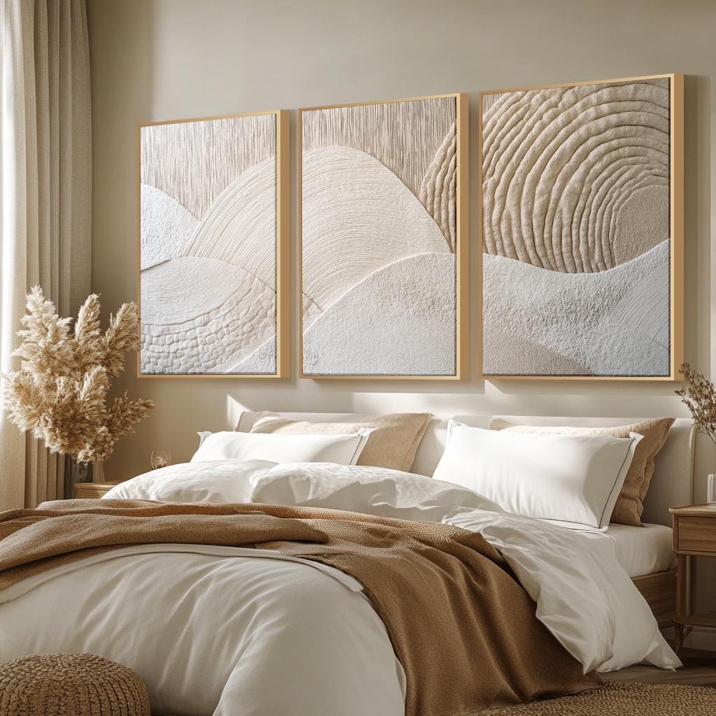 3pcs frameless canvas painting - Photography Angle avis et prix
