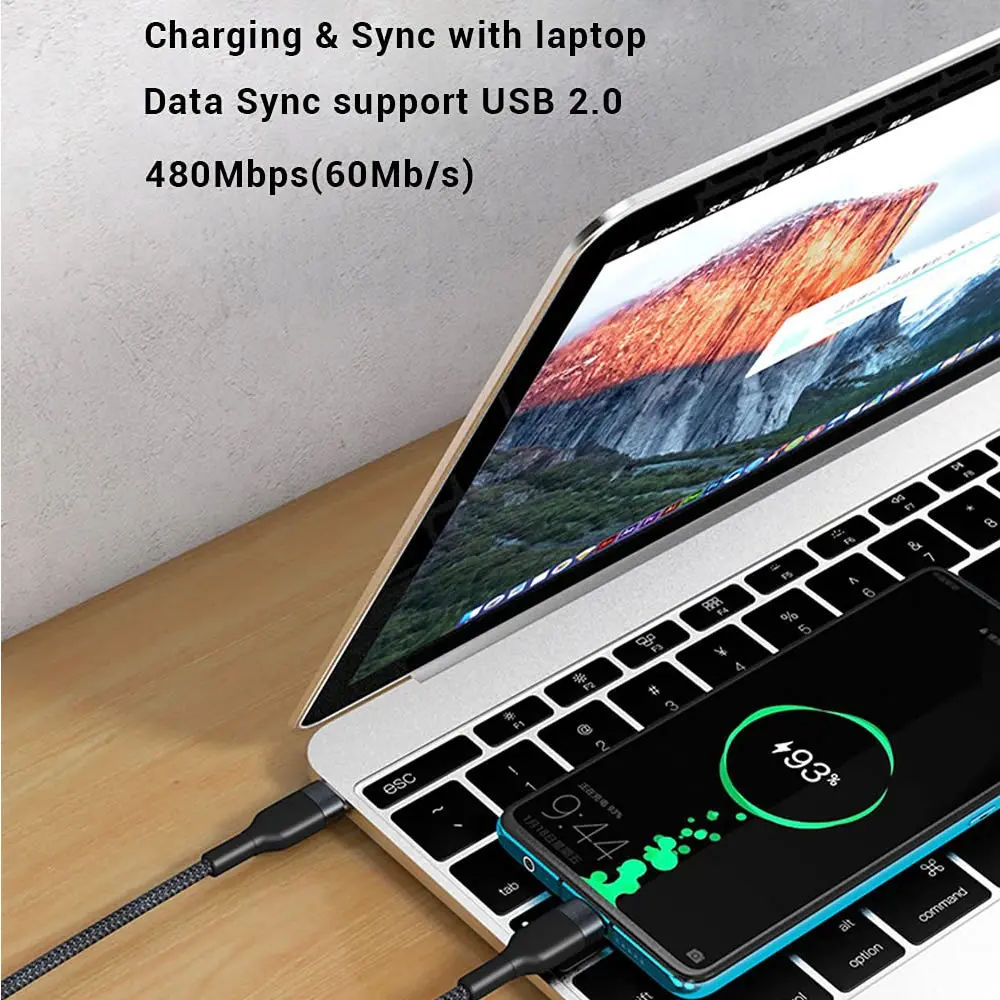 65W PD Short USB C Cable Fast  - Photography Kit Xiaomi avis et prix