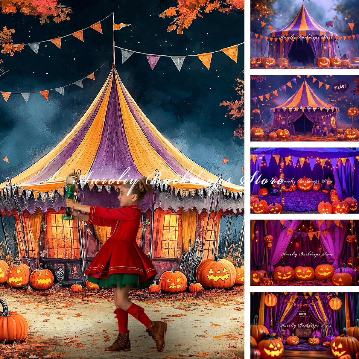 Halloween Parody Circus Backdr - Photography Trick avis et prix