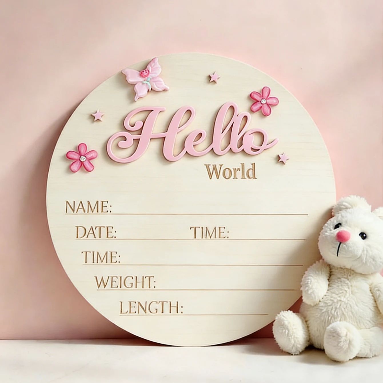 Ylsteed Pink Butterfly Hello W - Photography Prompt avis et prix