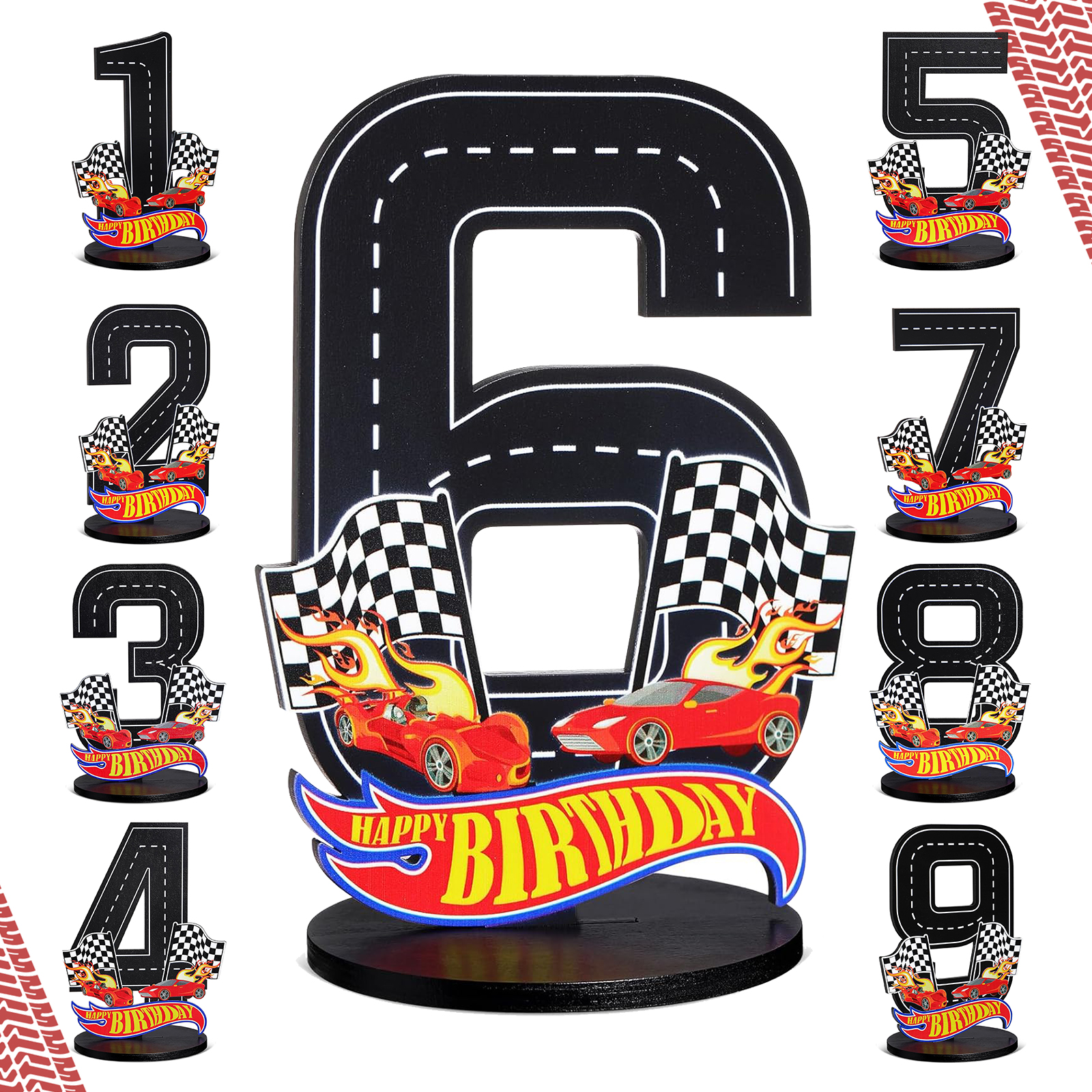 Race Car 1-9th Birthday Number - Photography Prompt avis et prix