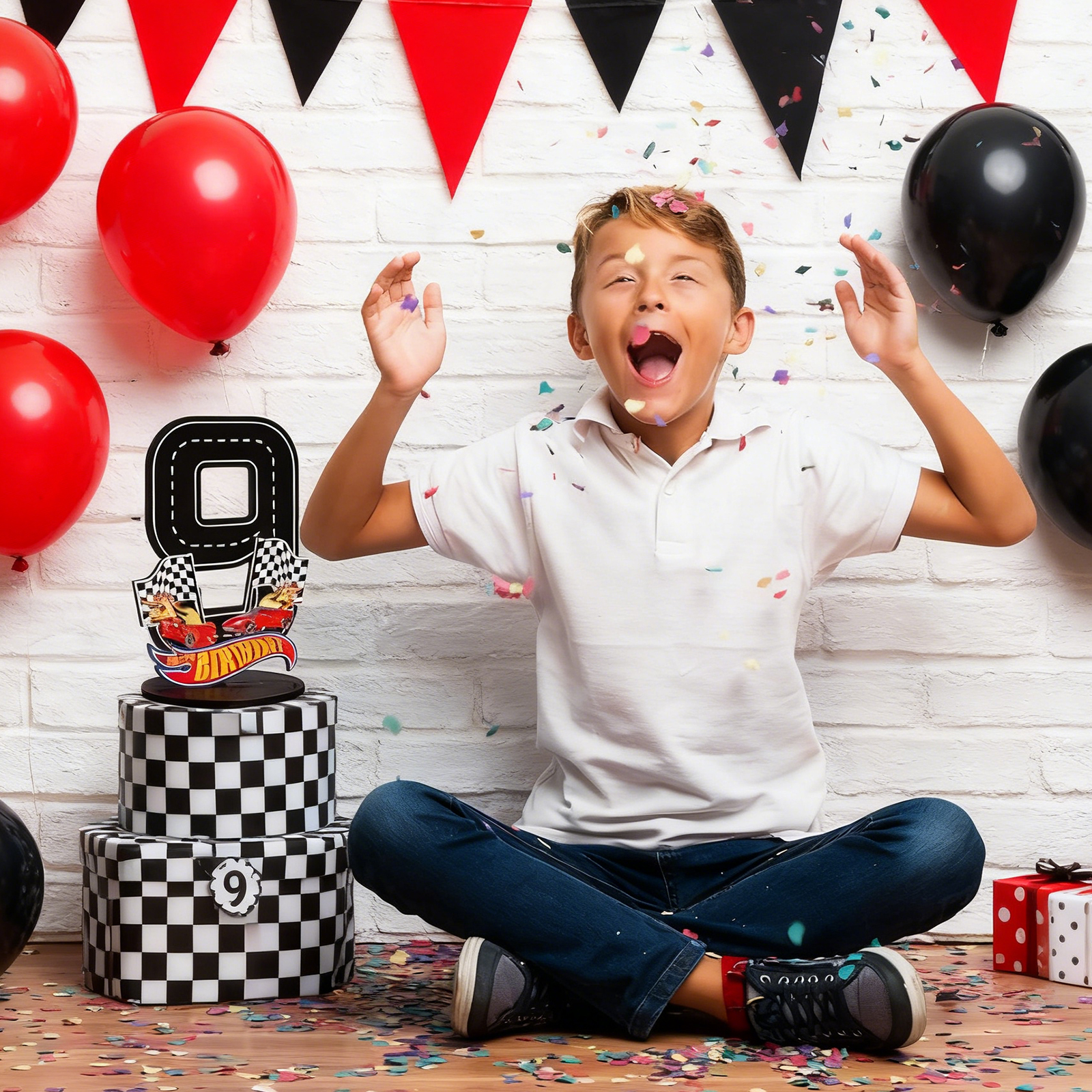 Race Car 1-9th Birthday Number - Photography Prompt avis et prix