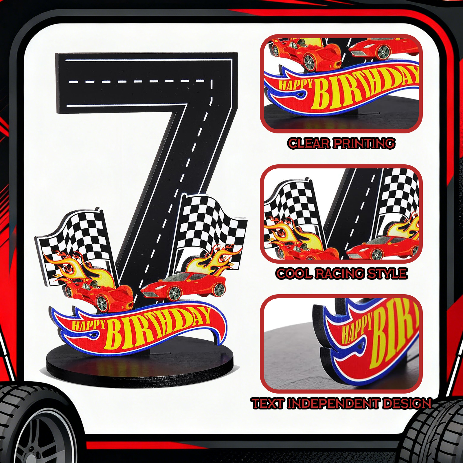 Race Car 1-9th Birthday Number - Photography Prompt avis et prix