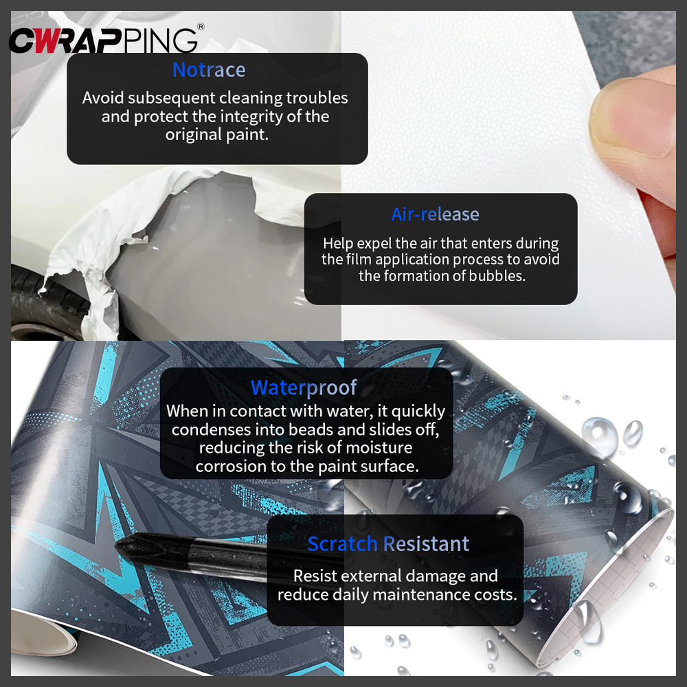 Car Wrapping Film Vinyl for Mo - Photography Angle avis et prix