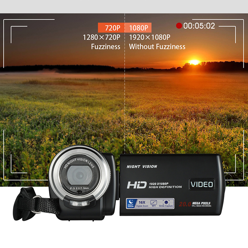 Ordro V12 Vlog Video Camera Di - Photography Prompt avis et prix