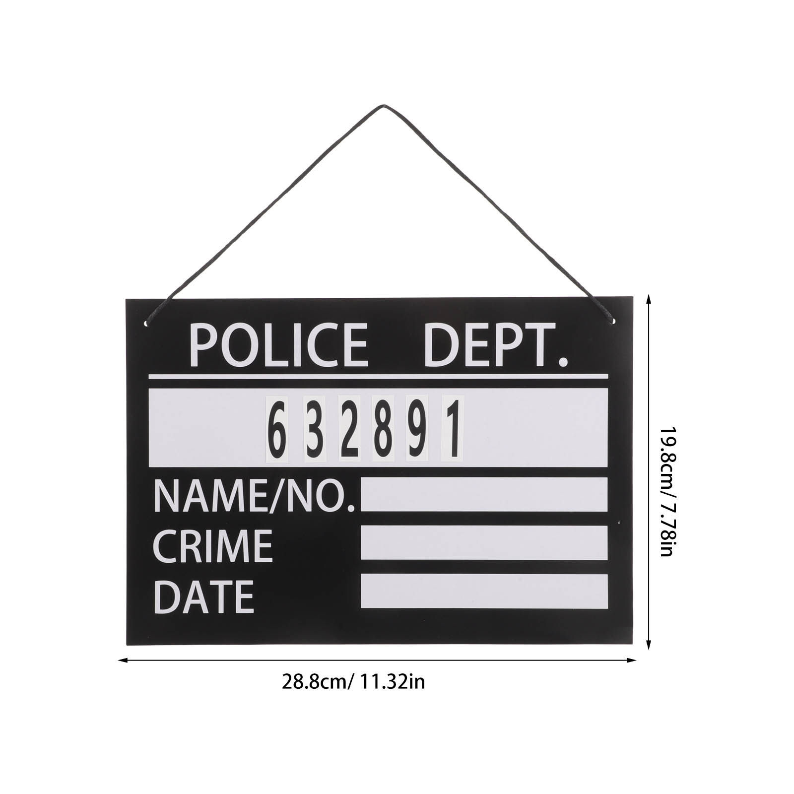 2pcs Prison Board Number Sign  - Photography Prompt avis et prix