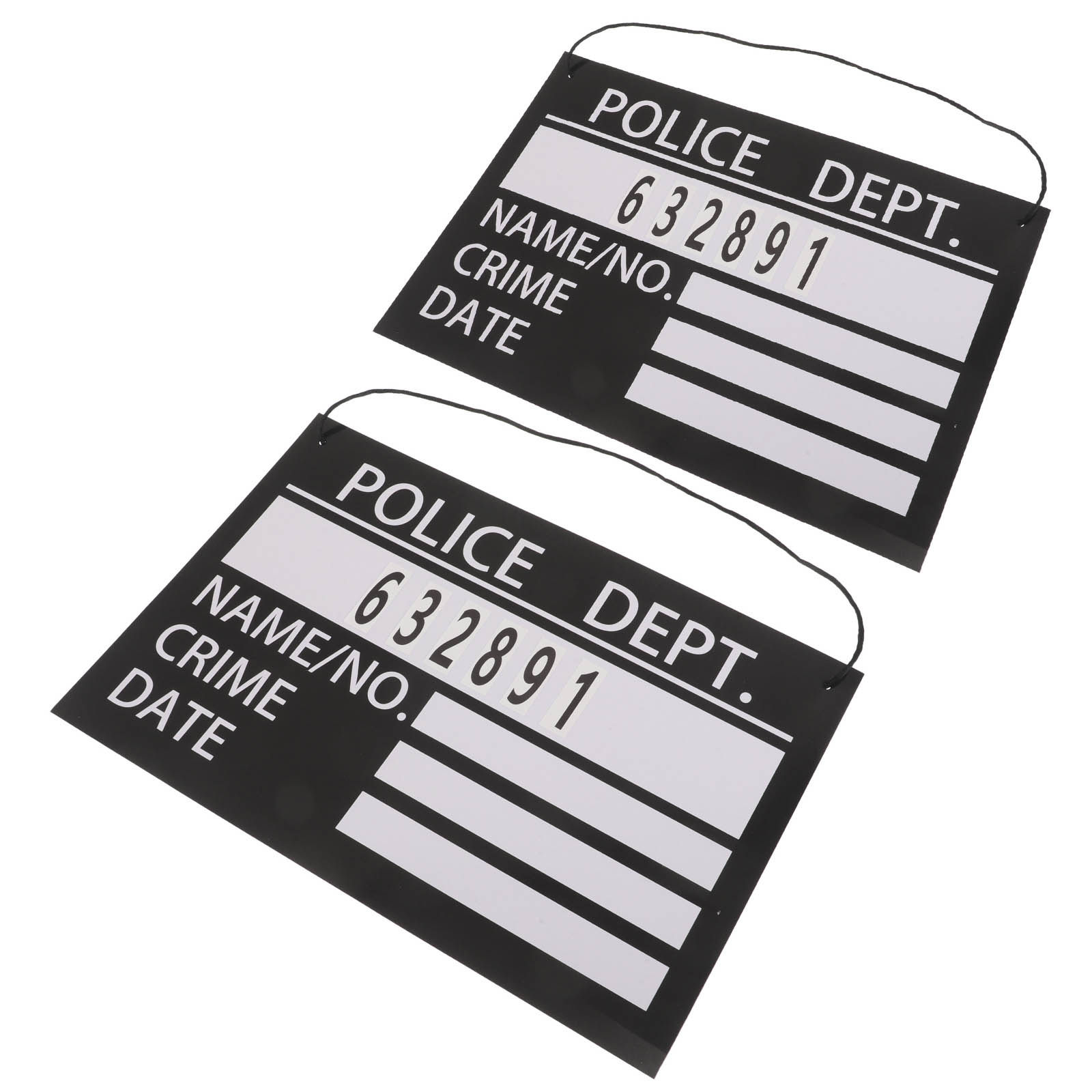 2pcs Prison Board Number Sign  - Photography Prompt avis et prix