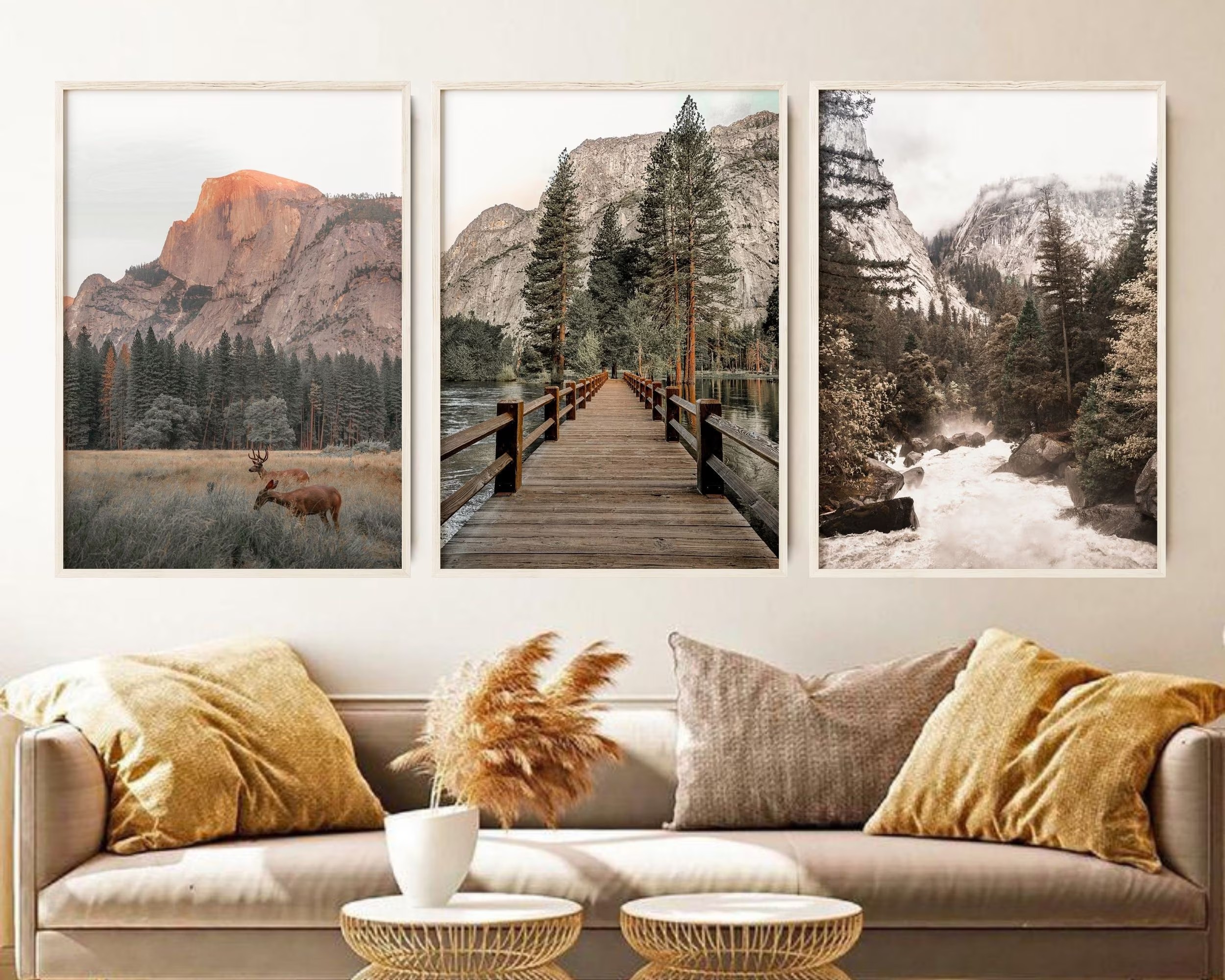 Yosemite Wall Art Set of 3, La - Photography Yosemite avis et prix