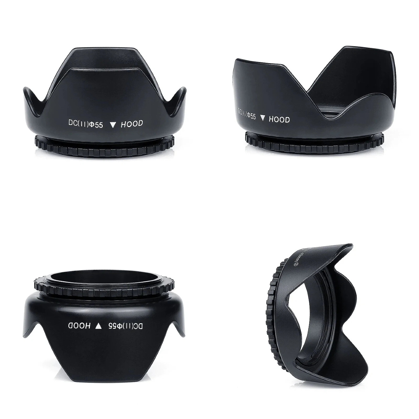 Lens Hood 49mm 52mm 55mm 58mm  - Lens Hood Petal avis et prix