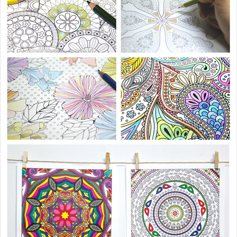 1 Books Mandalas Flower Colori - Photography Fine Art avis et prix