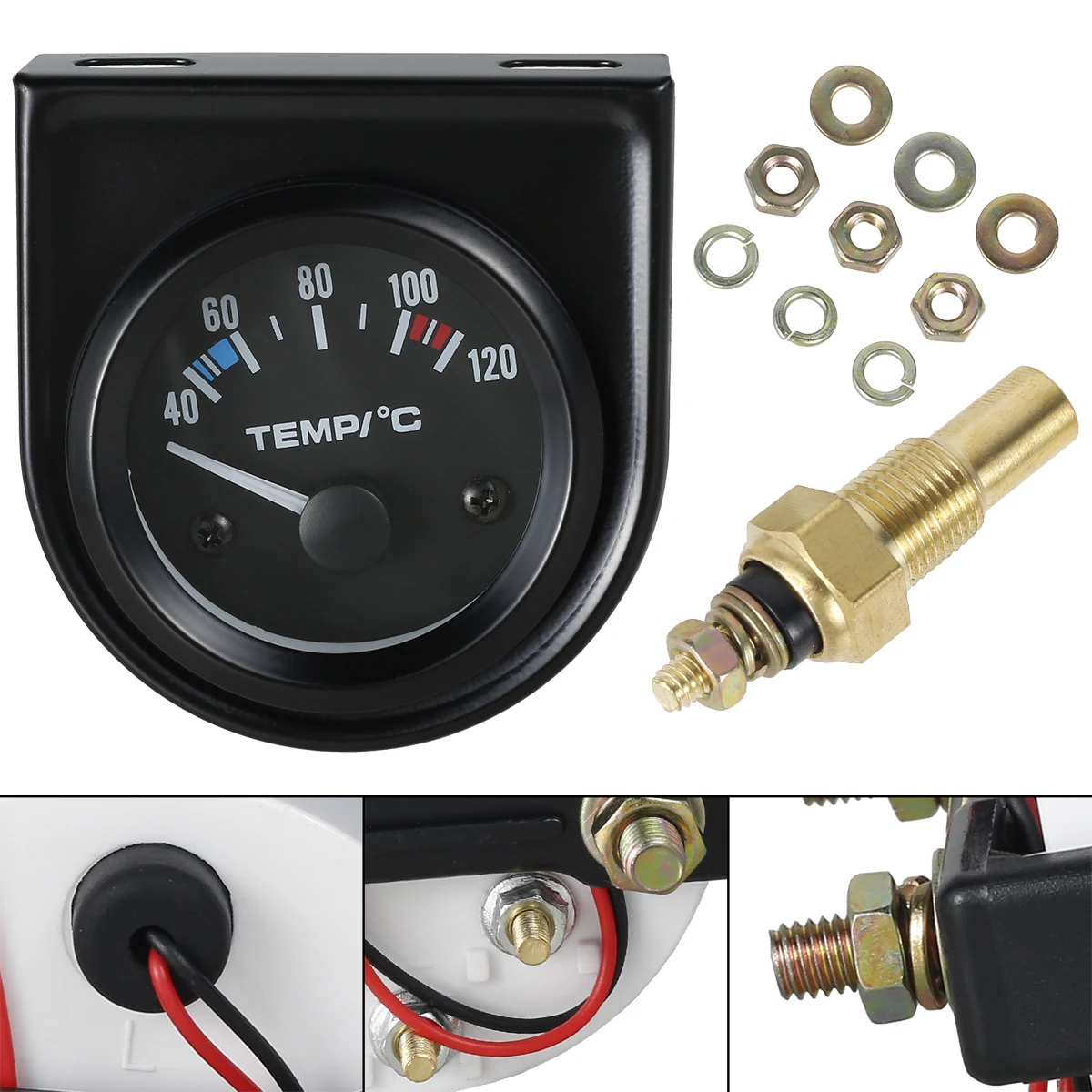 NEW Digital Car Water Temp Tem - Light Meter Incident avis et prix