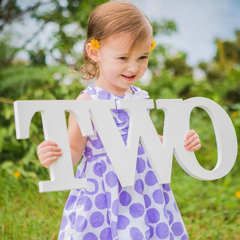 custom TWO Sign - Kids' Photo  - Photography Prompt avis et prix