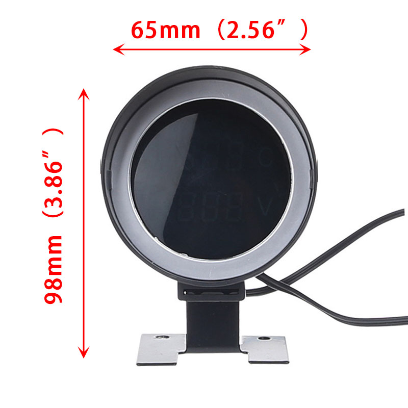 Round 2 in 1 LED Digital Car T - Light Meter Incident avis et prix
