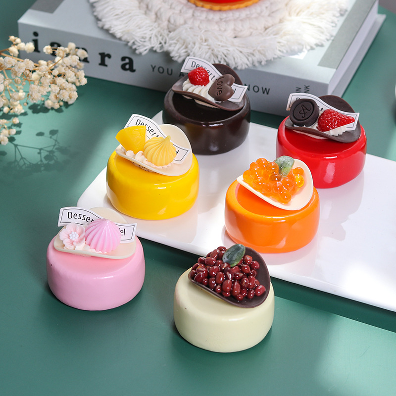 1PC Artificial Fruit Cake Bisc - Photography Food avis et prix