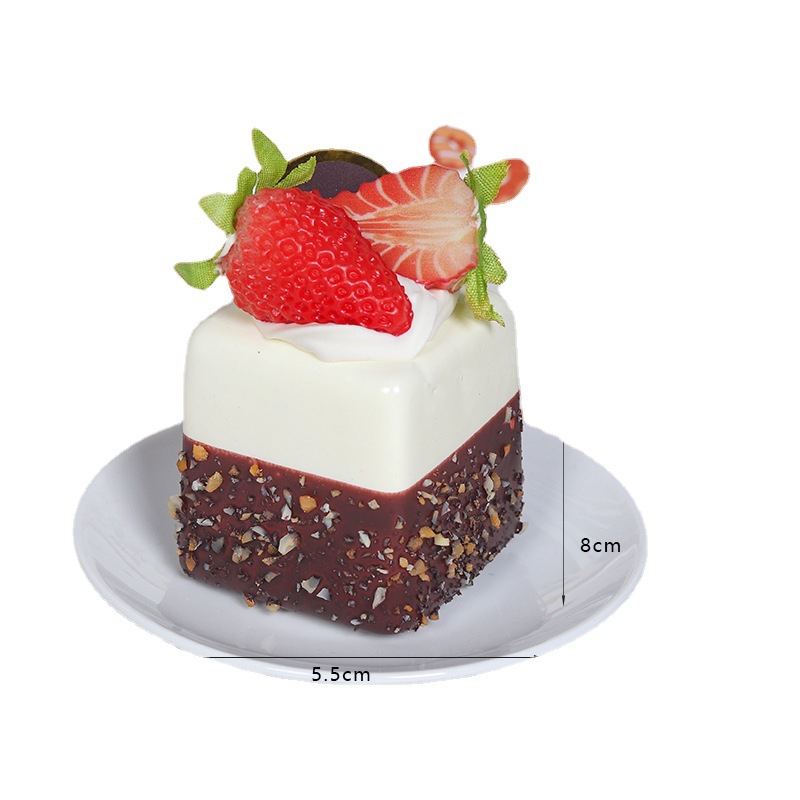 1PC Artificial Fruit Cake Bisc - Photography Food avis et prix