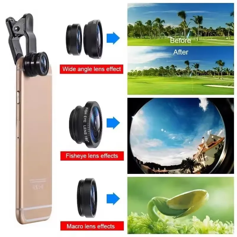 3in1 Clip-On Camera Lens for S - Photography Kit Xiaomi avis et prix