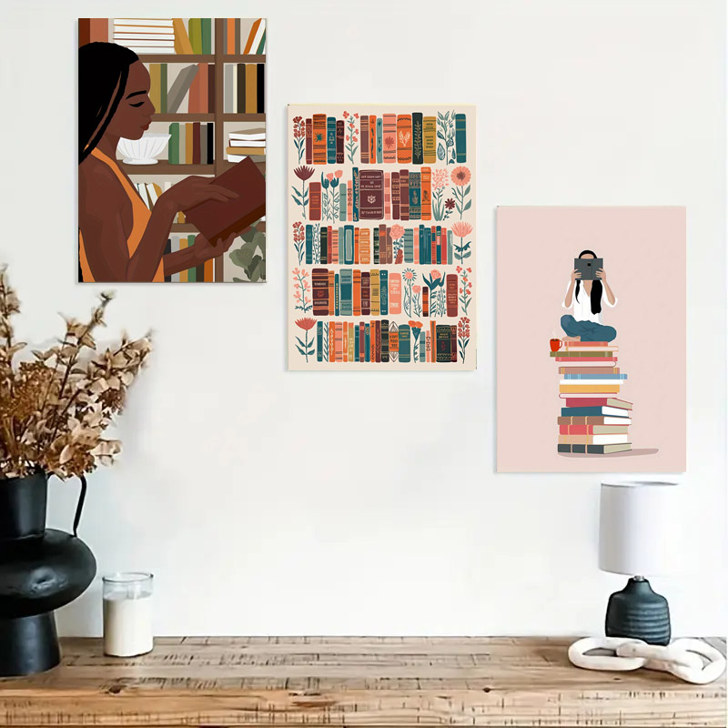 1pc Vintage Library Bookshop C - Photography Angle avis et prix