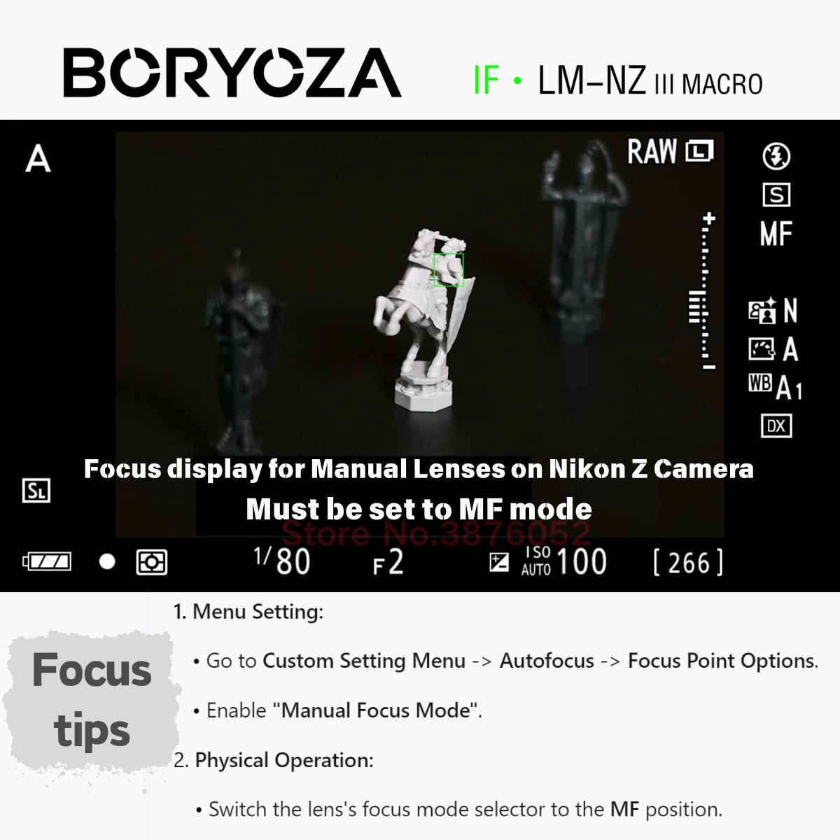 BORYOZA LM-NZ III Focus prompt - Photography Prompt avis et prix