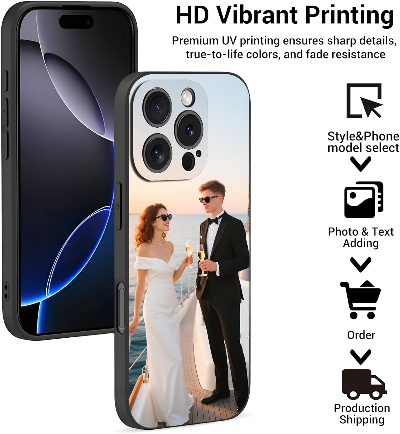 Custom Matte Case for iPhone 1 - Photography Style avis et prix