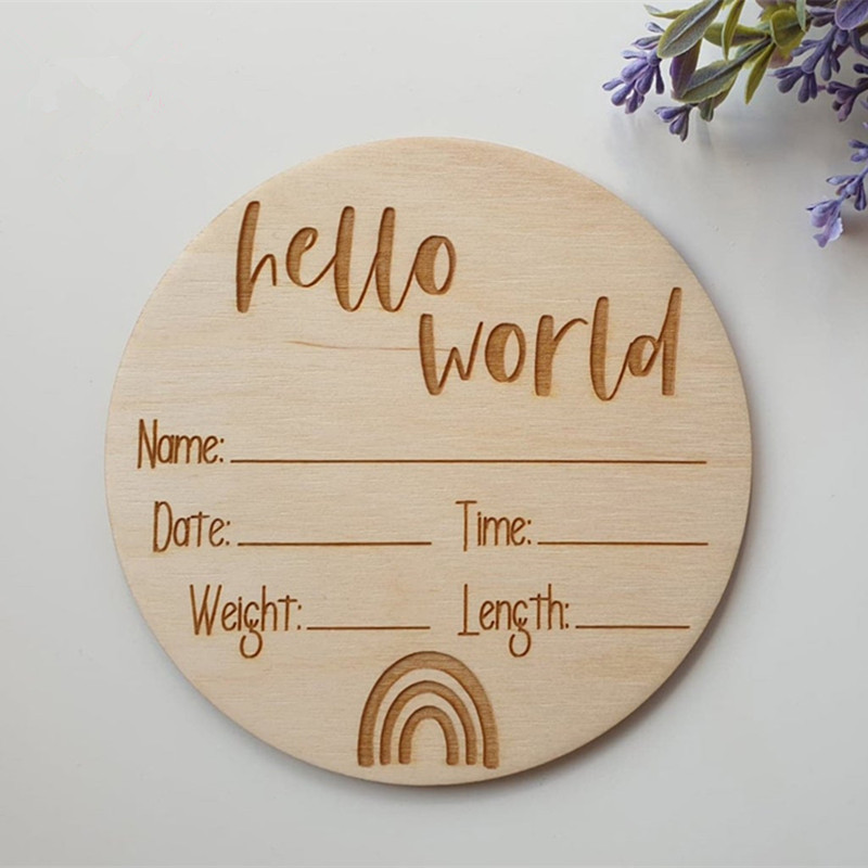 1pcs hello world Baby Birth An - Photography Prompt avis et prix
