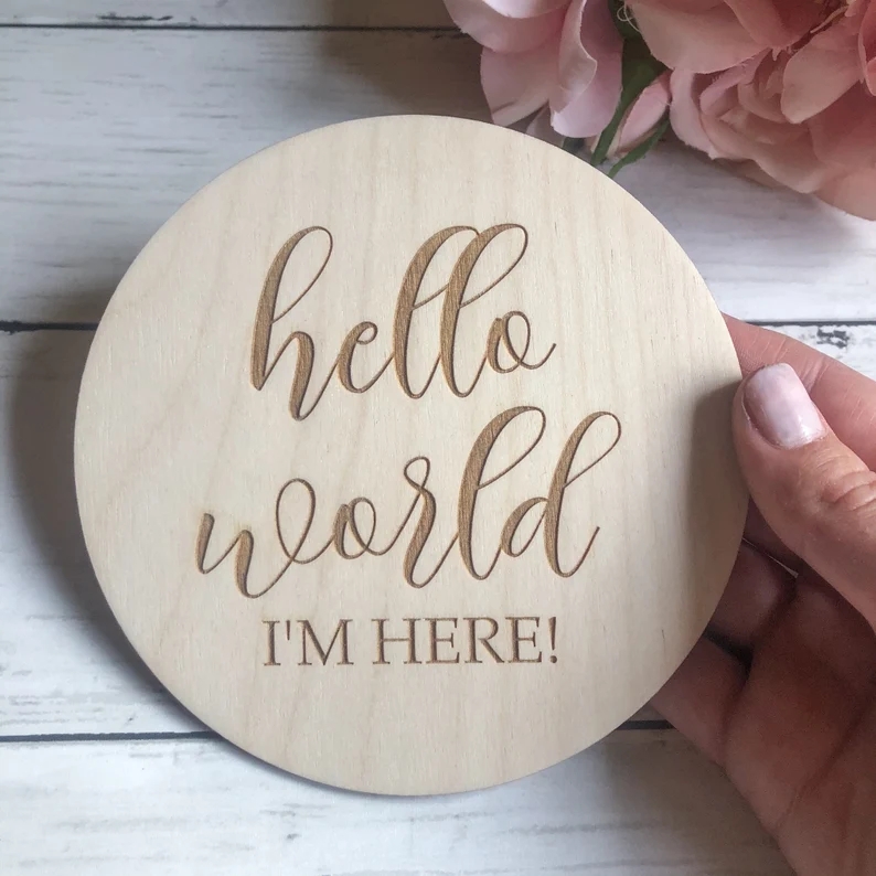 1pcs hello world Baby Birth An - Photography Prompt avis et prix