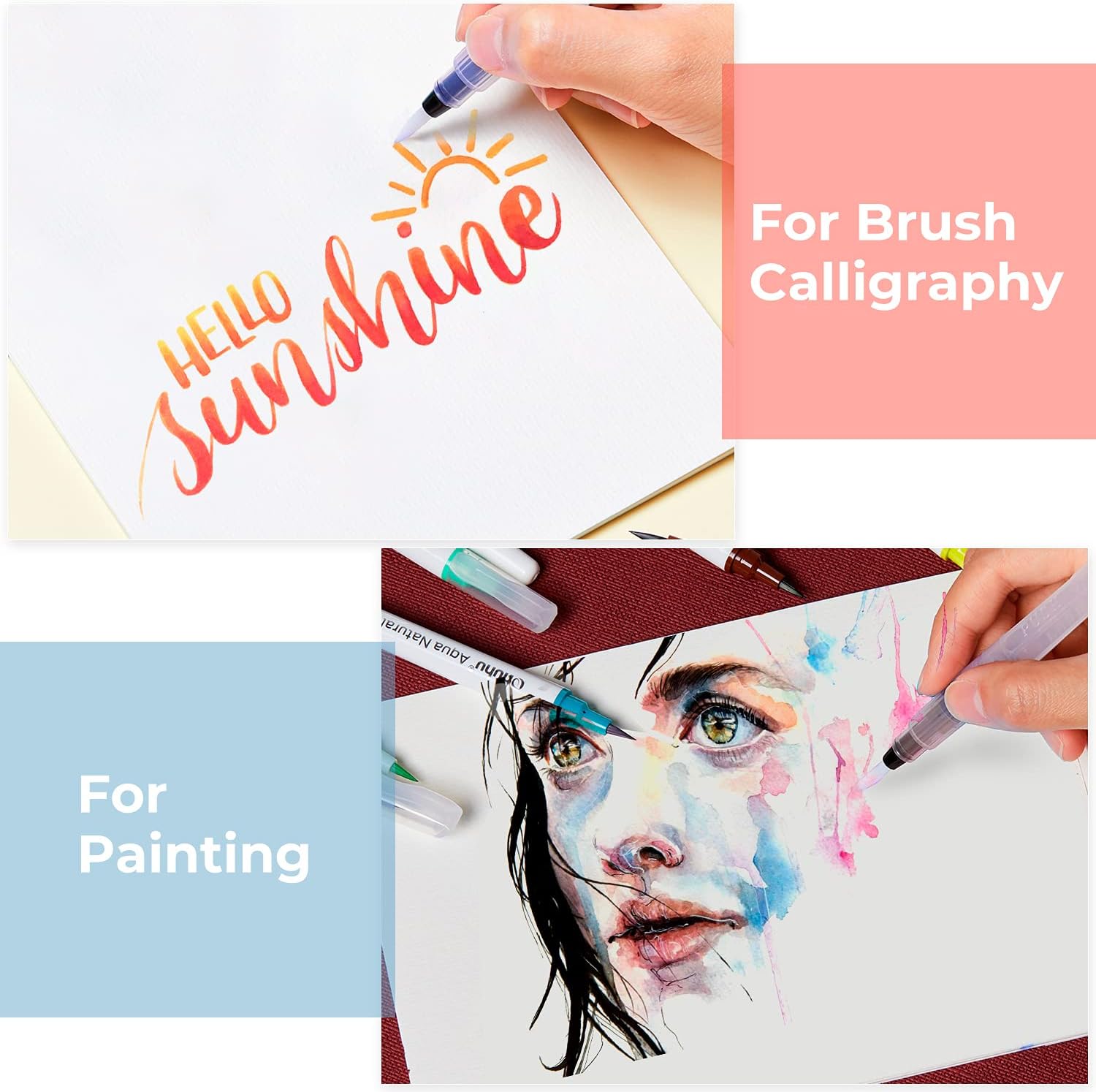 6/12/18pcs Water Color Brush P - Photography Fine Art avis et prix