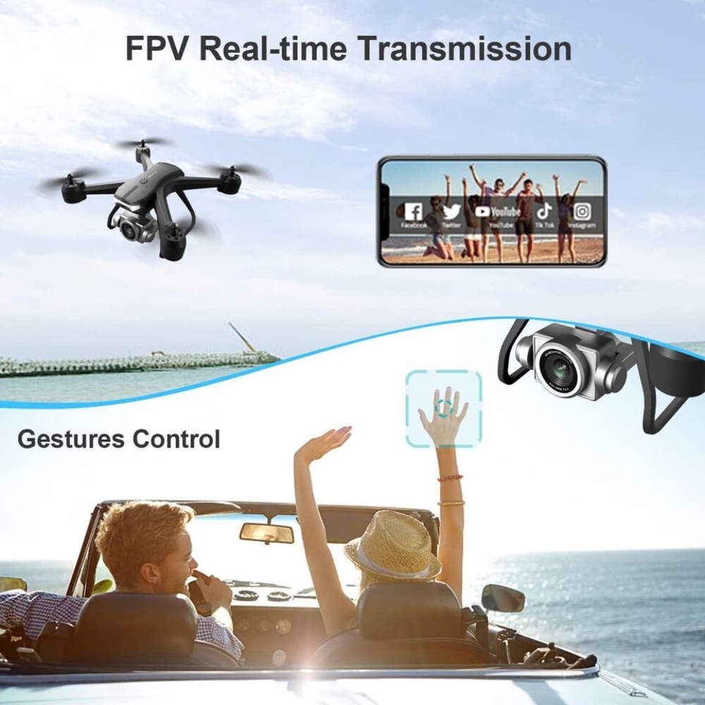 V14 Professional Drone, 3 Batt - Photography Angle avis et prix